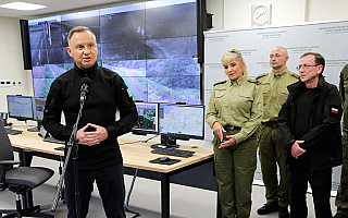 Prezydent otworzył centrum nadzorujące barierę elektroniczną na granicy z Rosją